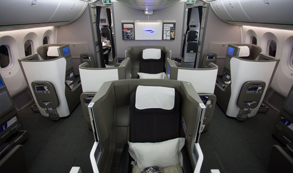 Business Class Cabin for British Airways.