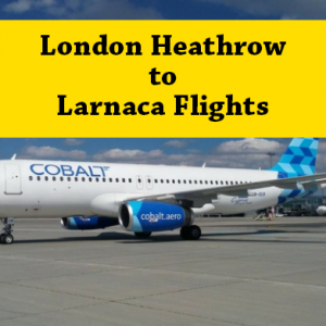 London to Laranaca Flights with air corcisa