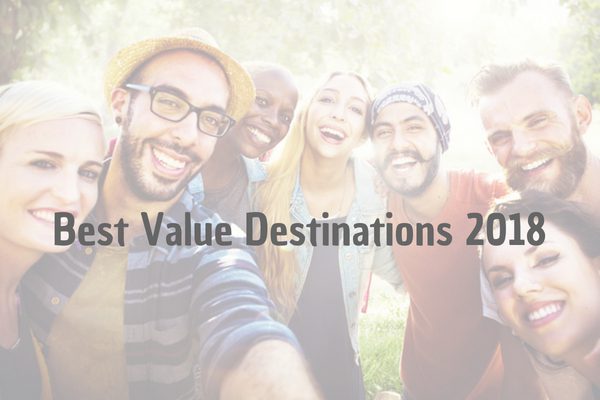 Best value holiday destinations for the millennia's in 2018