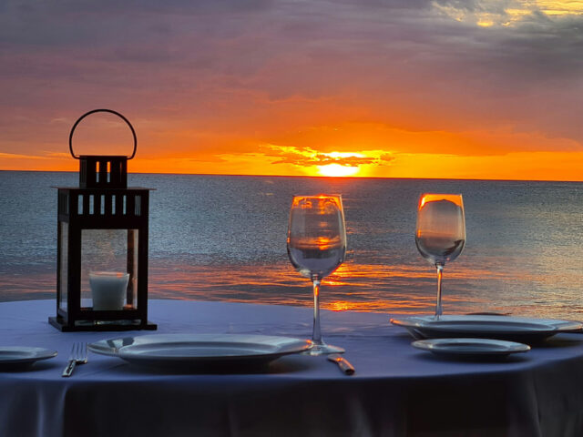 A Table for Two Right on the Sand